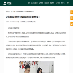 公司战略资源整合（公司战略资源整合方案）