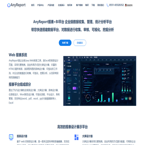 专业Web报表系统-报表软件-AnyReport报表